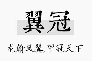 翼冠名字的寓意及含义