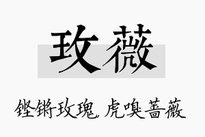 玫薇名字的寓意及含义