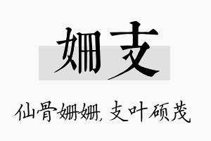 姗支名字的寓意及含义