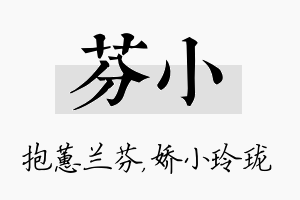 芬小名字的寓意及含义