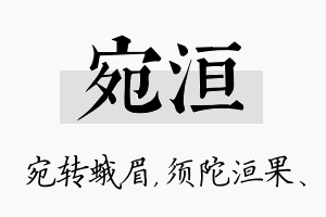 宛洹名字的寓意及含义