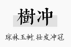 树冲名字的寓意及含义