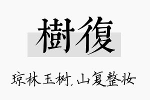 树复名字的寓意及含义