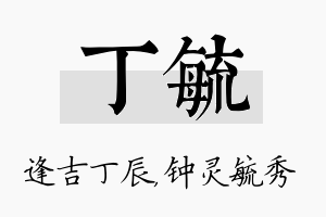 丁毓名字的寓意及含义