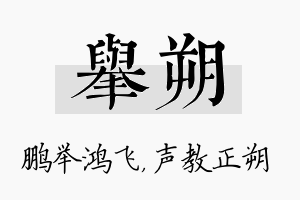 举朔名字的寓意及含义