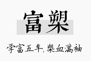 富槊名字的寓意及含义