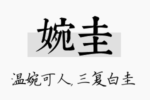 婉圭名字的寓意及含义