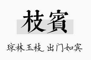 枝宾名字的寓意及含义