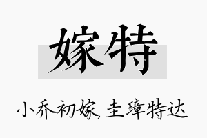 嫁特名字的寓意及含义