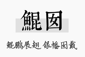 鲲囡名字的寓意及含义