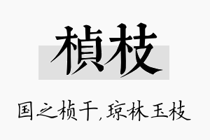 桢枝名字的寓意及含义