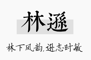 林逊名字的寓意及含义