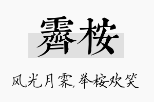 霁桉名字的寓意及含义