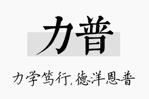 力普名字的寓意及含义