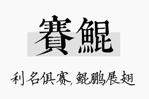 赛鲲名字的寓意及含义