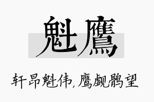 魁鹰名字的寓意及含义