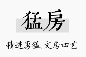 猛房名字的寓意及含义