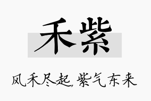 禾紫名字的寓意及含义