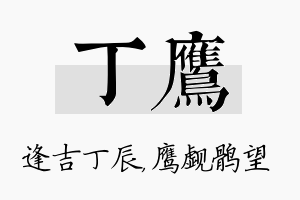 丁鹰名字的寓意及含义