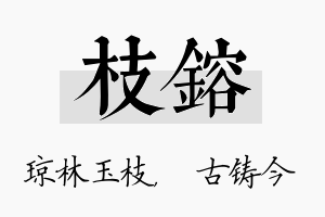 枝镕名字的寓意及含义