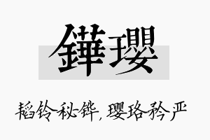 铧璎名字的寓意及含义