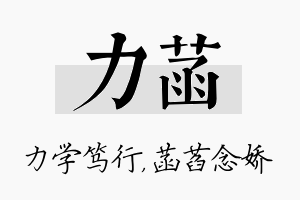 力菡名字的寓意及含义