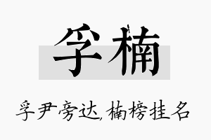 孚楠名字的寓意及含义