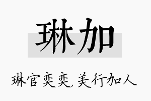 琳加名字的寓意及含义