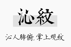 沁纹名字的寓意及含义