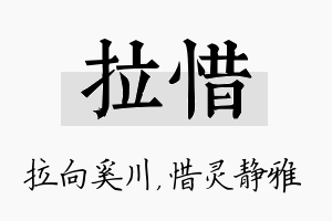 拉惜名字的寓意及含义