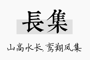 长集名字的寓意及含义