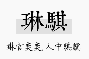 琳骐名字的寓意及含义