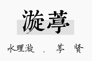 漩葶名字的寓意及含义