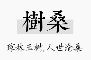 树桑名字的寓意及含义