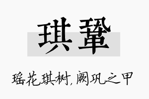 琪巩名字的寓意及含义