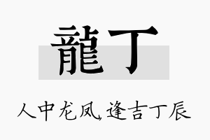 龙丁名字的寓意及含义