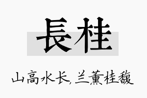 长桂名字的寓意及含义