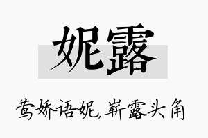 妮露名字的寓意及含义