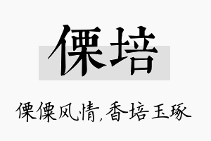 傈培名字的寓意及含义