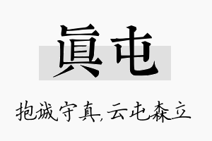 真屯名字的寓意及含义