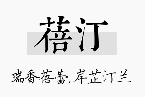 蓓汀名字的寓意及含义