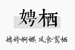 娉栖名字的寓意及含义