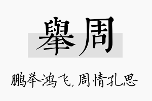 举周名字的寓意及含义