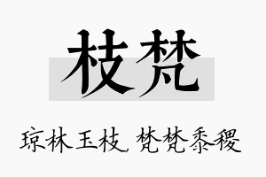 枝梵名字的寓意及含义