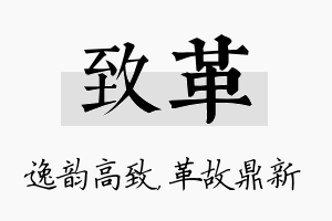 致革名字的寓意及含义