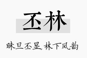 丕林名字的寓意及含义