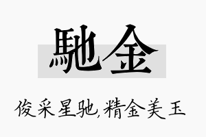 驰金名字的寓意及含义