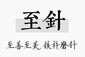 至针名字的寓意及含义