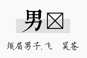 男翀名字的寓意及含义