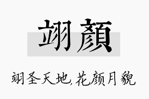 翊颜名字的寓意及含义